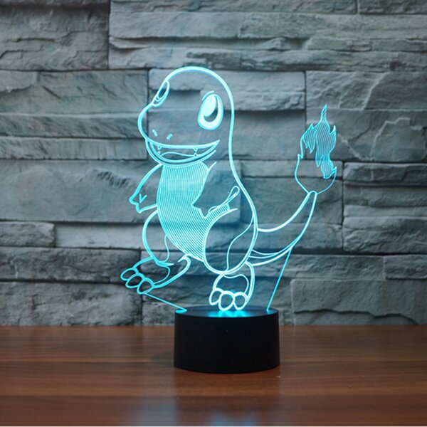 Beling Detská lampa,Charmander, 7 farebná QS476
