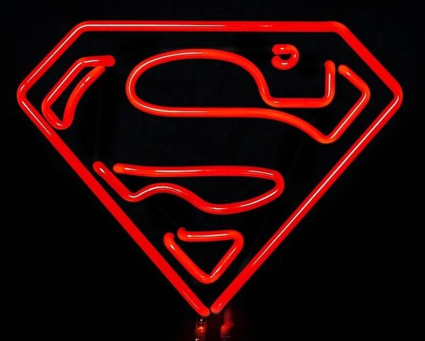 Beling 3D lampa, Superman logo , 7 farebná S499