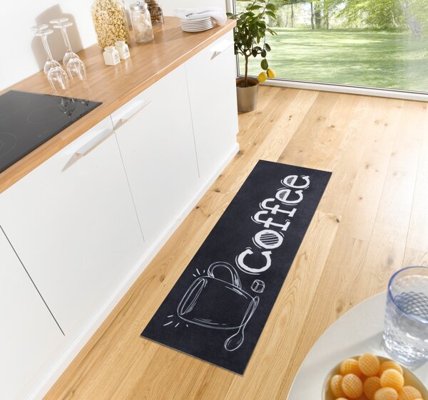 Hanse Home , Behúň Cook & Clean 105733 Black White, 50x150, čierna, kuchyňa