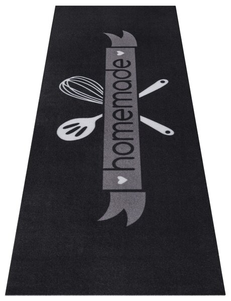Hanse Home, Behúň Cook & Clean 105732 Black White Grey, 50x150, čierna, kuchyňa