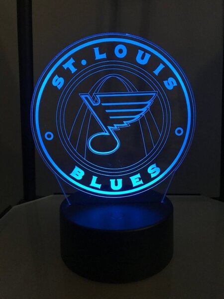 Beling 3D lampa, St. Louis Blues, 16 barevná S16F3842HS