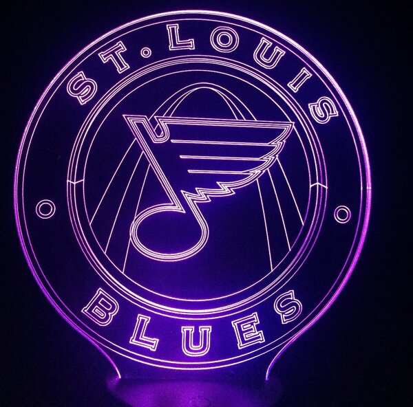 Beling 3D lampa, St. Louis Blues, 16 barevná S16F3842HS