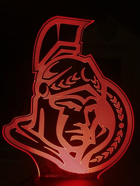 Beling 3D lampa, Ottawa Senators, 16 barevná S163842ES