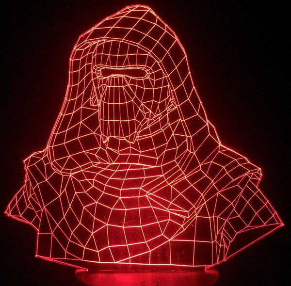 Beling 3D lampa, Kylo Ren, 7 farebná S4980JGC