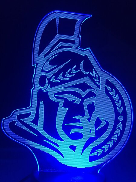 Beling 3D lampa, Ottawa Senators, 16 barevná S163842ES