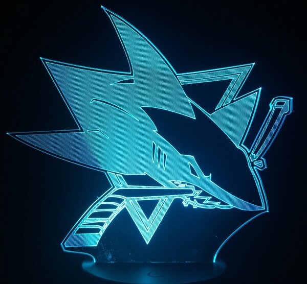 Beling 3D lampa, San José Sharks, 16 barevná S163842HS