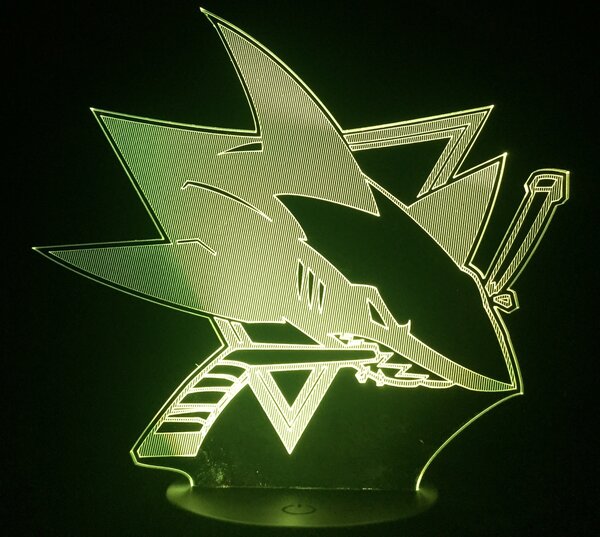 Beling 3D lampa, San José Sharks, 16 barevná S163842HS