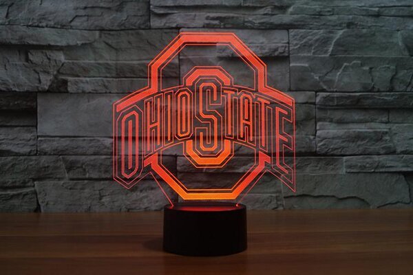 Beling 3D lampa, 3D lampa Ohio State , 16 farebná SC0354F