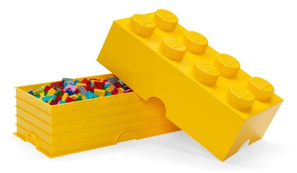 Tmavožltý úložný box LEGO®