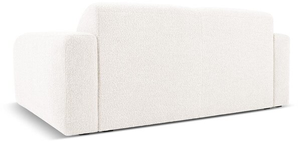 Biela pohovka z textílie bouclé 170 cm Molino – Micadoni Home