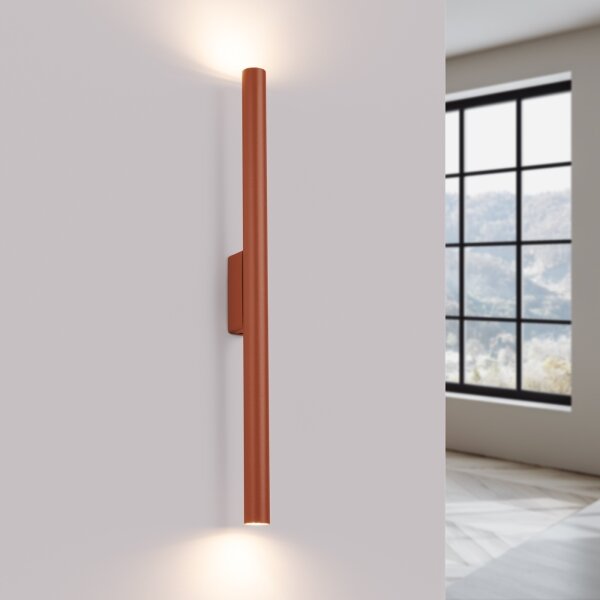Sollux SL.1529 - Nástenné svietidlo PASTELO 2xG9/8W/230V červená