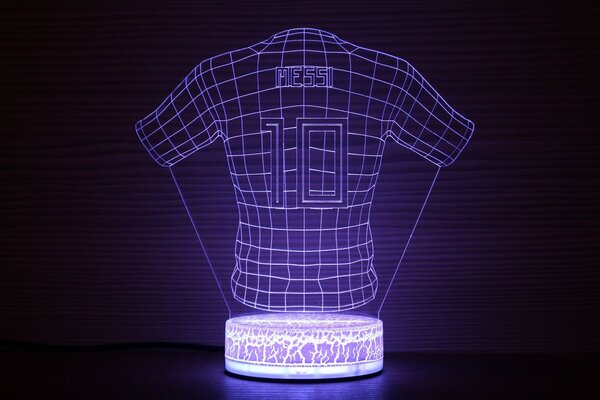 Beling 3D lampa,Messi,futbalový darček, 16farebná S2JDDSDES90J3