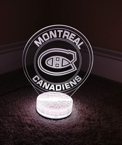 Beling 3D lampa, Montreal Canadiens, 16 farebná S494DDS