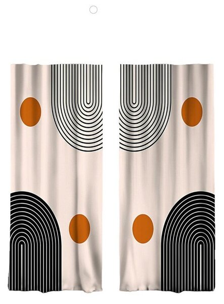 Béžové závesy v súprave 2 ks 140x260 cm - Mila Home