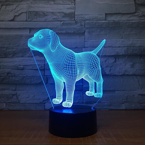 Beling 3D lampa, Labrador , 7 farebná S42QASTA