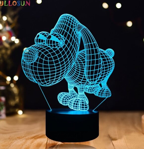 Beling 3D lampa,Snoopy dogs, 7 farebná S4ASBQC13