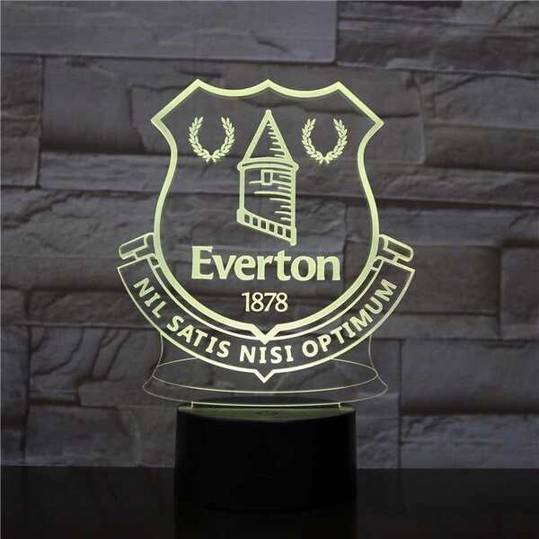 Beling 3D lampa,Everton, futbalový darček,16 farebná S3DSQ71VL