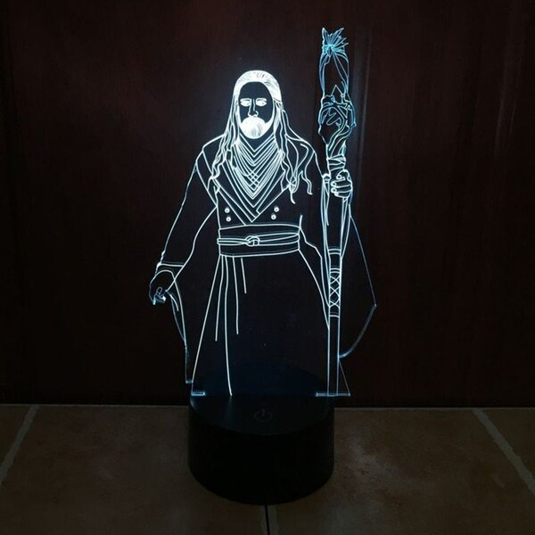 Beling 3D lampa,WOW , 7 Farebná AQ5LQY2LLKM