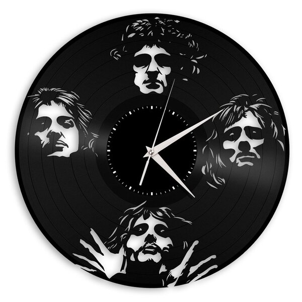 Beling vinylové nástenné hodiny Queen čierne, AS785S67