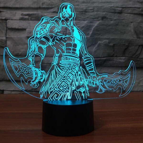Beling 3D lampa, Kratos, 7 farebná S492DD2