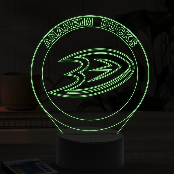 Beling 3D lampa, Anaheim Ducks, 16 farebná S494S56S