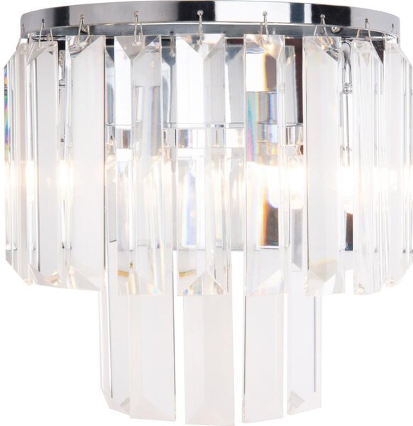 MAXLIGHT W0209 - Nástenné svietidlo MONACO 2xG9/40W/230V chróm