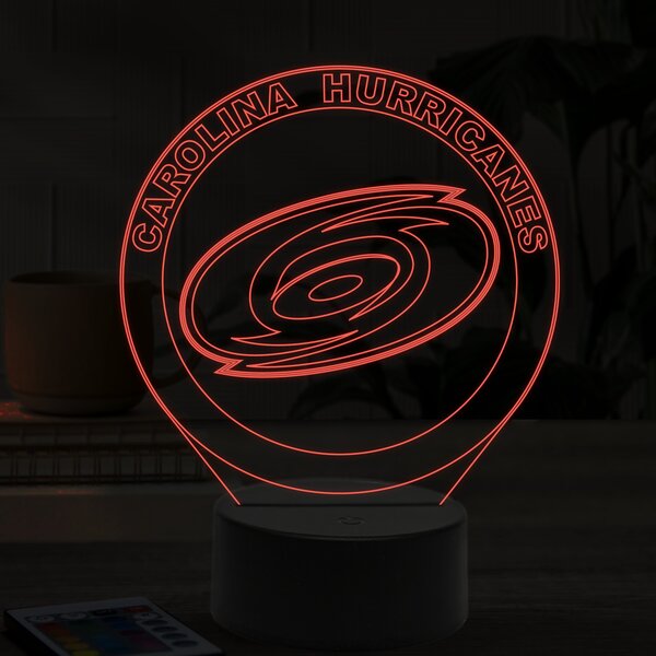 Beling 3D lampa, Carolina Hurricanes, 16 farebná S49Q9X
