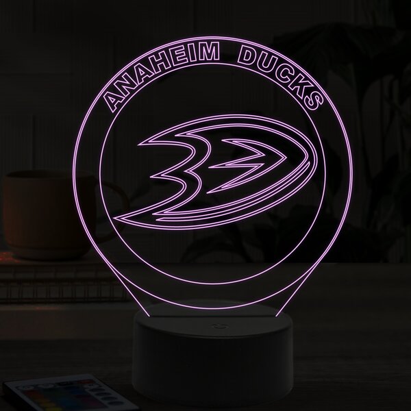 Beling 3D lampa, Anaheim Ducks, 16 farebná S494S56S