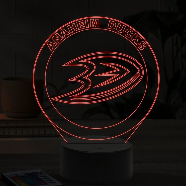 Beling 3D lampa, Anaheim Ducks, 16 farebná S494S56S