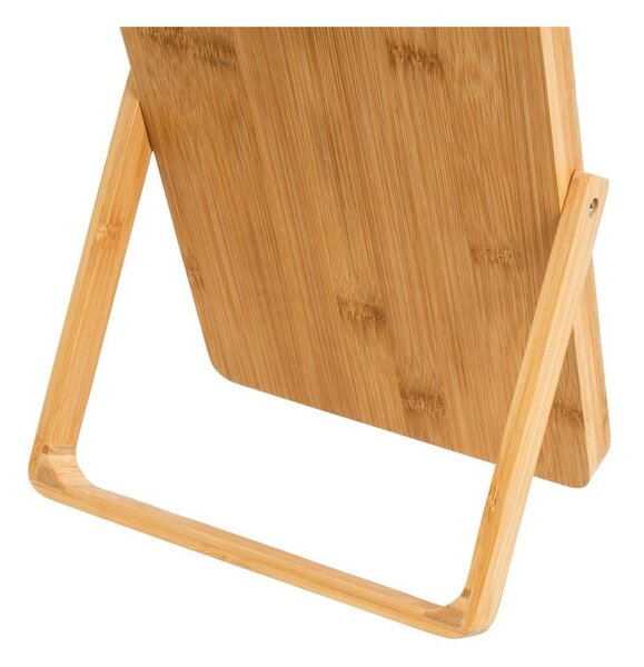 Kozmetické zrkadlo s bambusovým rámom 20x27 cm – Casa Selección