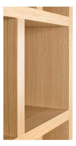 Knižnica v dekore duba v prírodnej farbe 70x198 cm Berlin – TemaHome