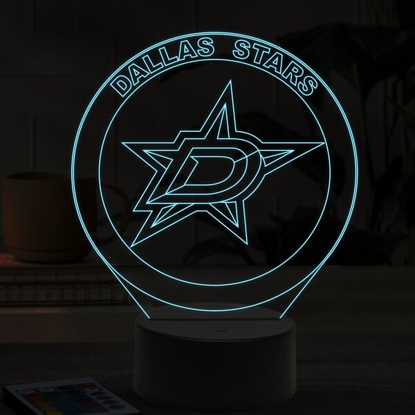 Beling 3D lampa, Dallas Stars, 16 farebná ASS6A9AX