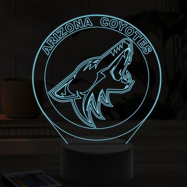 Beling 3D lampa, Arizona Coyotes, 16 farebná ASS6A9