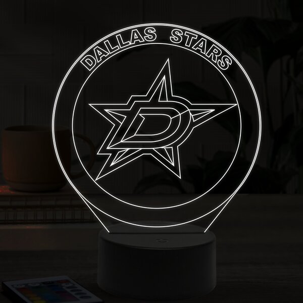 Beling 3D lampa, Dallas Stars, 16 farebná ASS6A9AX
