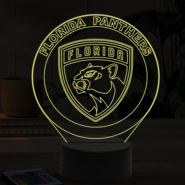 Beling 3D lampa,Florida Panthers, 16 farebná A95DQ