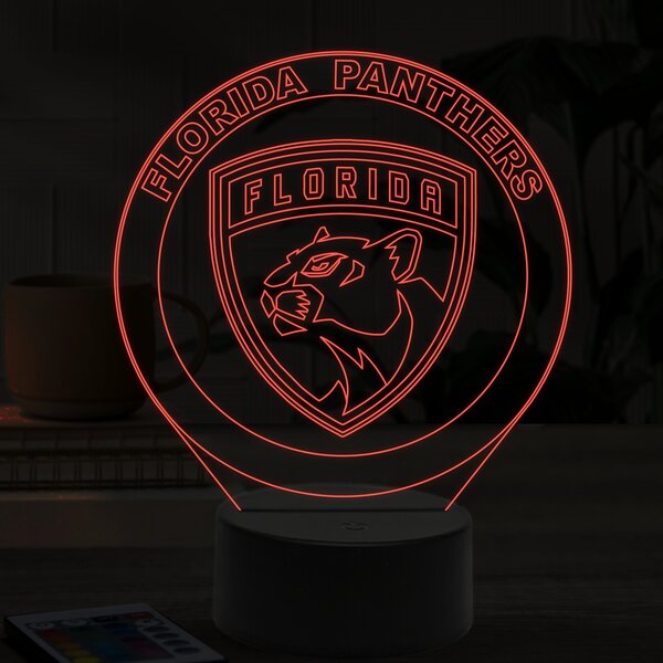 Beling 3D lampa,Florida Panthers, 16 farebná A95DQ