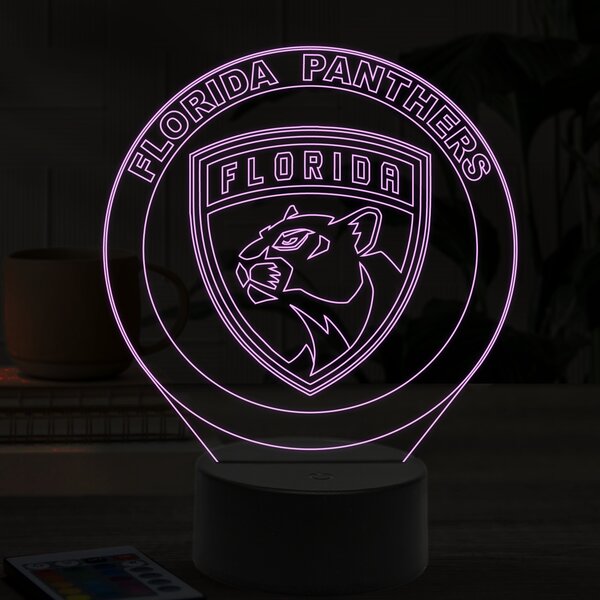 Beling 3D lampa,Florida Panthers, 16 farebná A95DQ