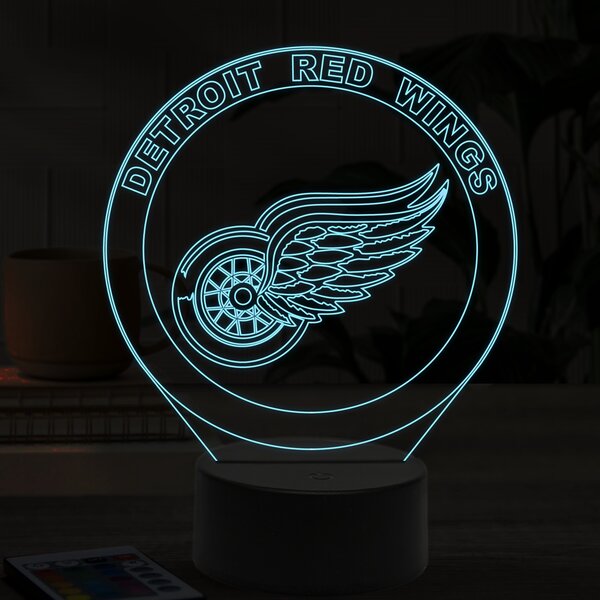 Beling 3D lampa,Detroit Red Wings, 16 farebná 98A95DQ55A