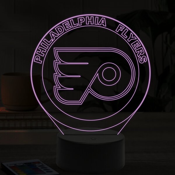 Beling 3D lampa,Philadelphia Flyers, 16 farebná 9QVC65A