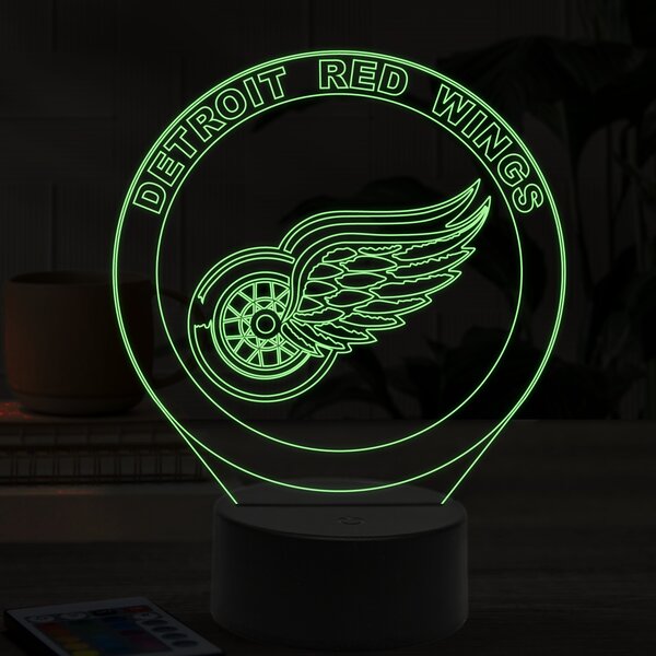 Beling 3D lampa,Detroit Red Wings, 16 farebná 98A95DQ55A