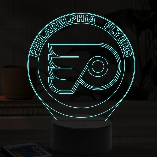 Beling 3D lampa,Philadelphia Flyers, 16 farebná 9QVC65A