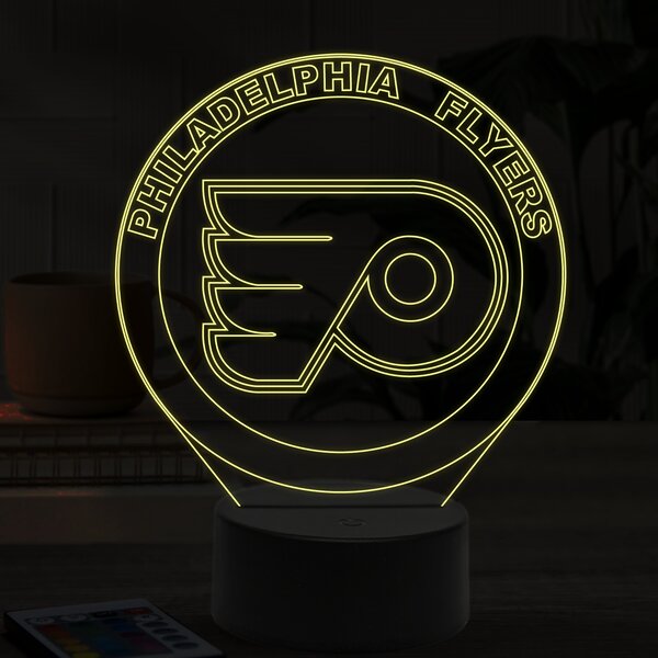 Beling 3D lampa,Philadelphia Flyers, 16 farebná 9QVC65A