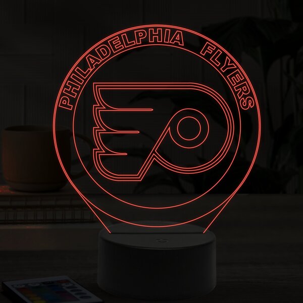 Beling 3D lampa,Philadelphia Flyers, 16 farebná 9QVC65A