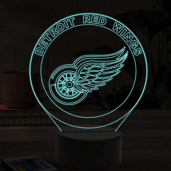 Beling 3D lampa,Detroit Red Wings, 16 farebná 98A95DQ55A