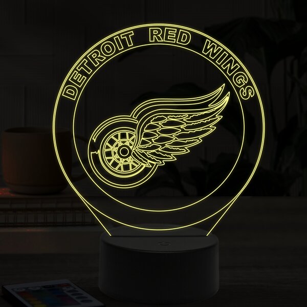 Beling 3D lampa,Detroit Red Wings, 16 farebná 98A95DQ55A