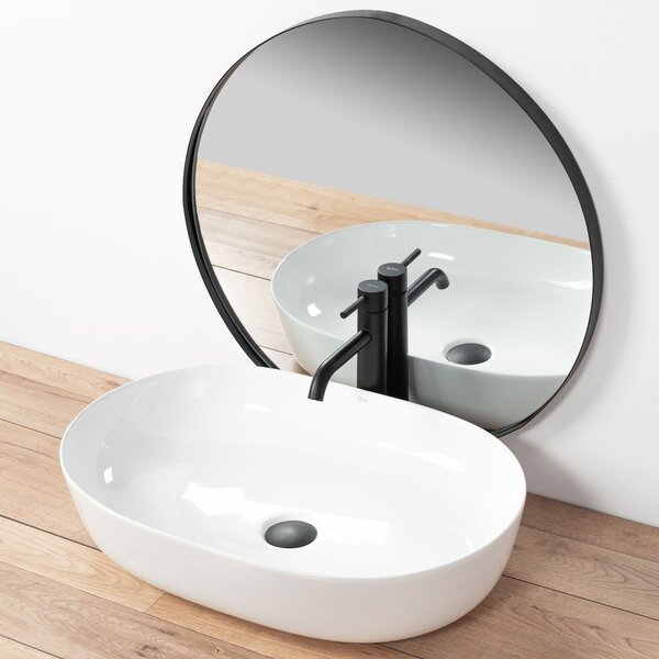 Rea Cleo umývadlo, 61 x 41 cm, biela, REA-U0024