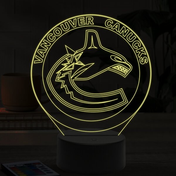 Beling 3D lampa,Vancouver Canucks, 16 farebná 9QVC65DDA