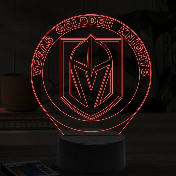 Beling 3D lampa,Vegas Golden Knights, 16 farebná 9QSD6S