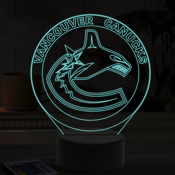 Beling 3D lampa,Vancouver Canucks, 16 farebná 9QVC65DDA