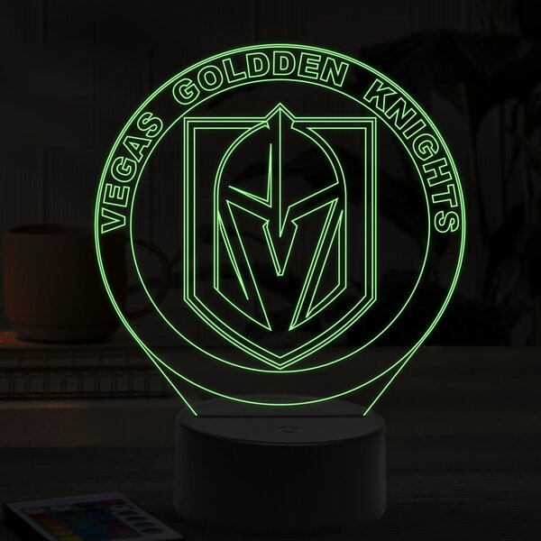 Beling 3D lampa,Vegas Golden Knights, 16 farebná 9QSD6S